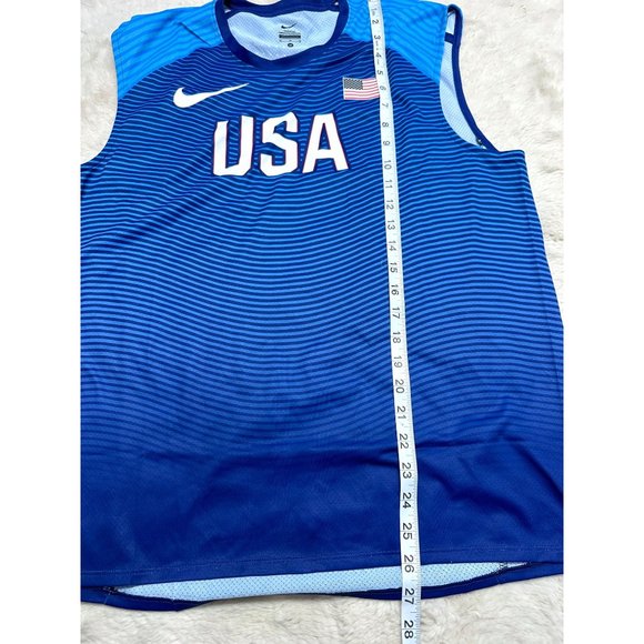 Nike USA Men's Official Rio Team Track and Field Throw Tank Men’s Medium - Picture 8 of 8